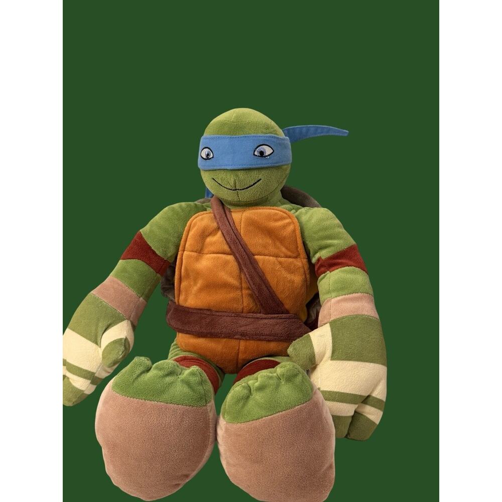 2014 Nickelodeon Leonardo Leo Teenage Mutant Ninja Turtles 2 ft Tall TMNT Plush